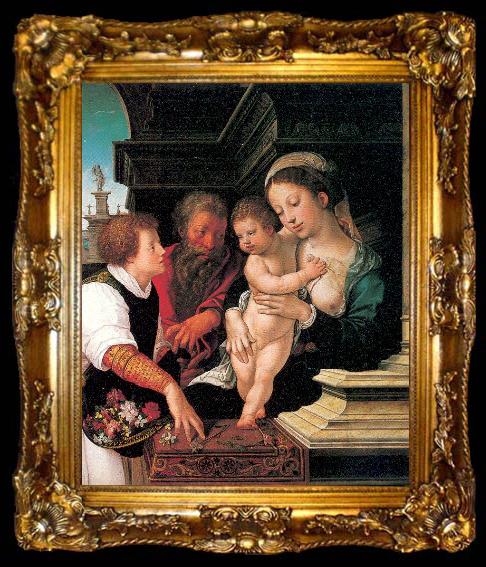 framed  Orlandi, Deodato The Holy Family, ta009-2